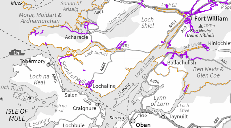 Core paths in Ardnamurchan, Morvern, Moidart and Sunart … or the lack of them